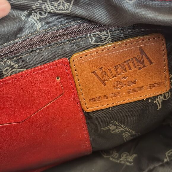 Vintage Valentina Leather Hobo Bag Made in Italy - Picture 12 of 16